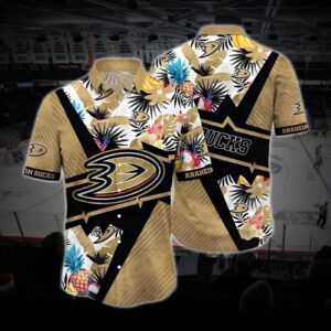 Anaheim Hockey Hawaiian Shirt, Ducks Hawaiian Shirt, Ice Hockey Hawaiian Shirt 7, NHL Hawaiian Shirt