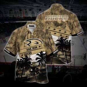 Anaheim Hockey Hawaiian Shirt, Ducks Hawaiian Shirt, Ice Hockey Hawaiian Shirt 8, NHL Hawaiian Shirt
