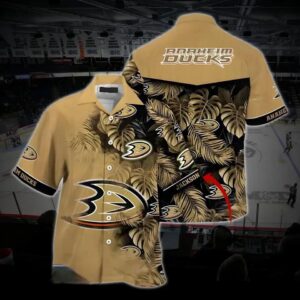 Anaheim Hockey Hawaiian Shirt, Ducks Hawaiian Shirt, Ice Hockey Hawaiian Shirt 9, NHL Hawaiian Shirt