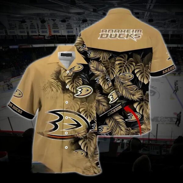 Anaheim Hockey Hawaiian Shirt, Ducks Hawaiian Shirt, Ice Hockey Hawaiian Shirt 9, NHL Hawaiian Shirt