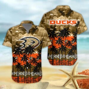 NHL Anaheim Ducks Hawaiian Shirt, NHL Hawaiian Shirt