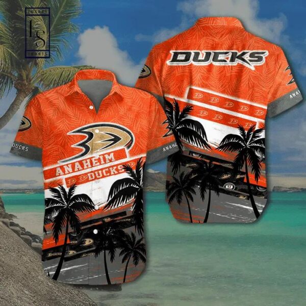 Nhl Anaheim Ducks Hawaiian Shirt 1, NHL Hawaiian Shirt