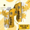 Boston Bruins Custom Name Hawaii Shirt, NHL Hawaiian Shirt