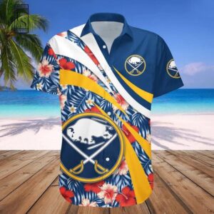 Buffalo Sabres Hawaii Shirt Hibiscus Sport Style, NHL Hawaiian Shirt