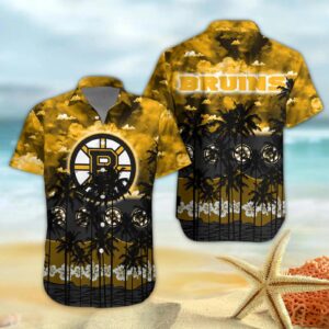 Boston Bruins Hawaiian Shirt 2, NHL Hawaiian Shirt