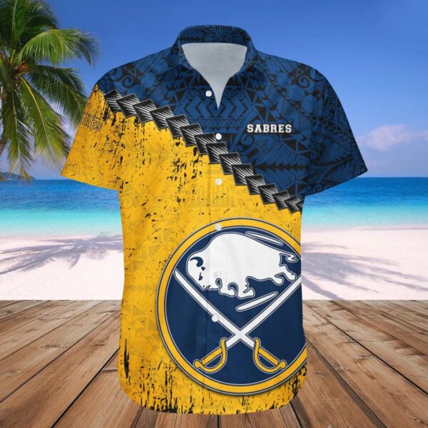 Buffalo Sabres Hawaiian Shirtt Camouflage Vintage – NHL, NHL Hawaiian Shirt