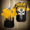 Boston Bruins Hawaiian Shirt Skull – NHL, NHL Hawaiian Shirt