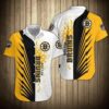 Nhl Boston Bruins Button Up Hawaiian Shirt, NHL Hawaiian Shirt