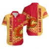 Calgary Flames Hawaiian Shirt Quarter Style – NHL, NHL Hawaiian Shirt