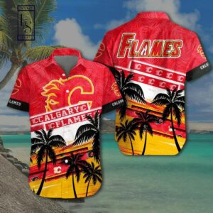 Nhl Calgary Flames Hawaiian Shirt, NHL Hawaiian Shirt