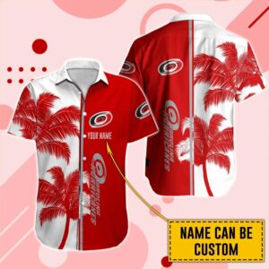 Carolina Hurricanes Custom Hawaii Shirt, NHL Hawaiian Shirt