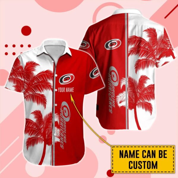 Carolina Hurricanes Custom Hawaii Shirt, NHL Hawaiian Shirt