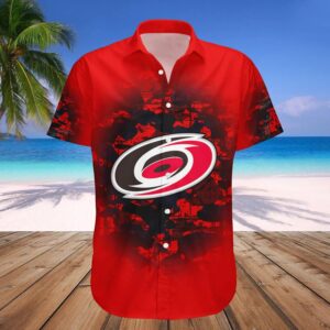 Carolina Hurricanes Hawaiian Shirt Camouflage Vintage – NHL, NHL Hawaiian Shirt