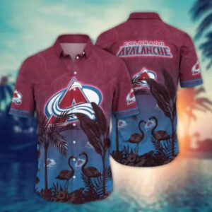 Colorado Avalanche NHL Hawaiian Shirt Barbecuestime Aloha Shirt, NHL Hawaiian Shirt