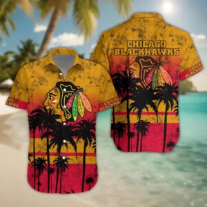 Chicago Blackhawks Hawaii Shirt 1, NHL Hawaiian Shirt