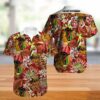 Chicago Blackhawks Hawaiian Shirt Big Floral Button Up, NHL Hawaiian Shirt
