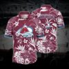 Colorado Hockey Hawaiian Shirt, Avalanche Hawaiian Shirt, Ice Hockey Hawaiian Shirt 2, NHL Hawaiian Shirt