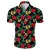 Chicago Blackhawks Red Hibiscus Tropical Hawaiian Shirt, NHL Hawaiian Shirt