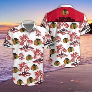 Chicago Blackhawks Summer Shirt Hawaiian Shirt, NHL Hawaiian Shirt