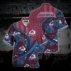 Colorado Hockey Hawaiian Shirt, Avalanche Hawaiian Shirt, Ice Hockey Hawaiian Shirt 7, NHL Hawaiian Shirt