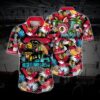 Chicago Hockey Hawaiian Shirt, Blackhawks Hawaiian Shirt, Ice Hockey Hawaiian Shirt 3, NHL Hawaiian Shirt