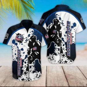 Columbus Blue Jacket NHL Limited Hawaiian Shirt Sport Vibe, NHL Hawaiian Shirt