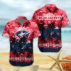 Columbus Blue Jackets Hawaiian Shirt 1, NHL Hawaiian Shirt