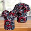 Columbus Blue Jackets Hawaiian Shirt Big Floral Button Up, NHL Hawaiian Shirt