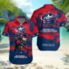 Columbus Blue Jackets Personalized Hawaiian Shirt – Custom Name, NHL Hawaiian Shirt