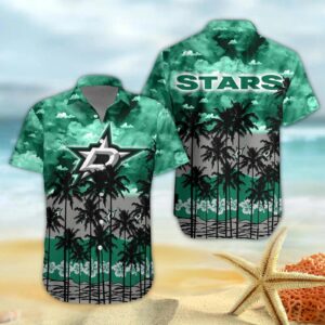 Dallas Stars Hawaiian Shirt 1, NHL Hawaiian Shirt