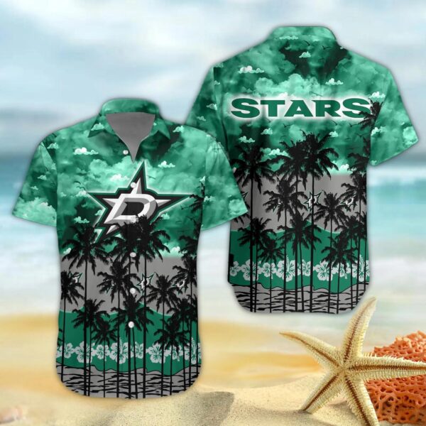 Dallas Stars Hawaiian Shirt 1, NHL Hawaiian Shirt