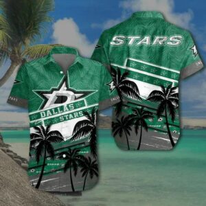 Dallas Stars Hawaiian Shirt 2, NHL Hawaiian Shirt