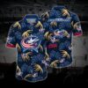 Columbus Hockey Hawaiian Shirt, Blue Jackets Hawaiian Shirt, Ice Hockey Hawaiian Shirt 19, NHL Hawaiian Shirt