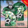 NHL Dallas Stars Floral Beach Trip Personalized Hawaiian Shirt, NHL Hawaiian Shirt
