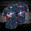 Columbus Hockey Hawaiian Shirt, Blue Jackets Hawaiian Shirt, Ice Hockey Hawaiian Shirt 8, NHL Hawaiian Shirt