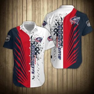 Nhl Columbus Blue Jackets Hawaiian Shirt, NHL Hawaiian Shirt