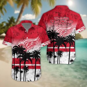 Detroit Red Wings Hawaii Shirt, NHL Hawaiian Shirt