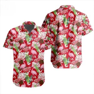 Detroit Red Wings NHL Hockey Team Hawaiian Shirt, NHL Hawaiian Shirt
