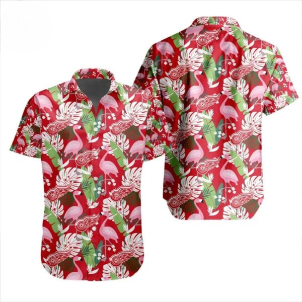 Detroit Red Wings NHL Hockey Team Hawaiian Shirt, NHL Hawaiian Shirt