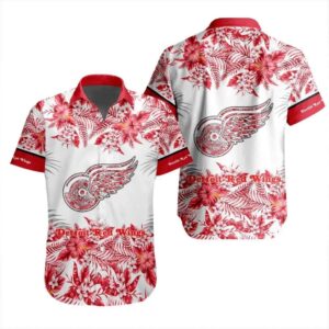 NHL Detroit Red Wings Special Hawaiian Shirt, NHL Hawaiian Shirt