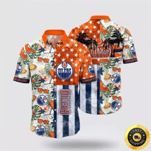 Edmonton Oilers Hawaiian Shirt 3, NHL Hawaiian Shirt