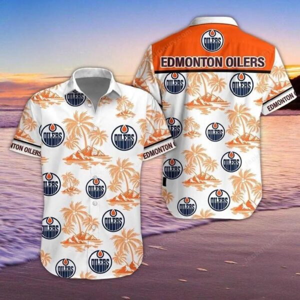 Edmonton Oilers Hawaiian Shirt 5, NHL Hawaiian Shirt