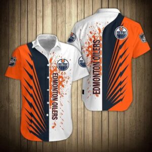 Nhl Edmonton Oilers Hawaiian Shirt, NHL Hawaiian Shirt
