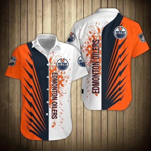 Nhl Edmonton Oilers Hawaiian Shirt, NHL Hawaiian Shirt
