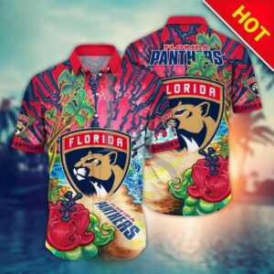 Florida Panthers Aloha Island Hawaii Shirt, NHL Hawaiian Shirt