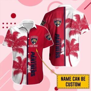 Florida Panthers Hawaii Shirt Men Custom Nhl, NHL Hawaiian Shirt