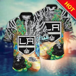 Los Angeles Kings Aloha Island Hawaii Shirt, NHL Hawaiian Shirt