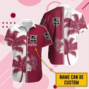 Los Angeles Kings Custom  Hawaii Shirt, NHL Hawaiian Shirt