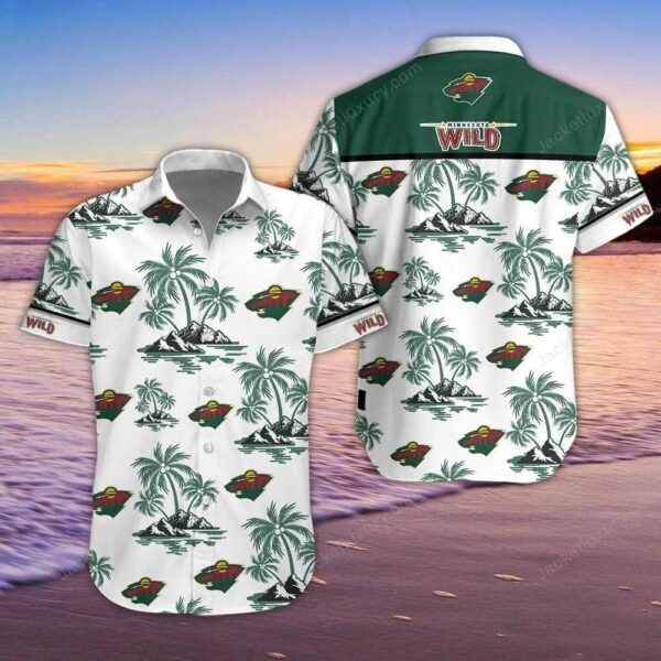 Minnesota Wild 3D Hawaiian Shirt, NHL Hawaiian Shirt