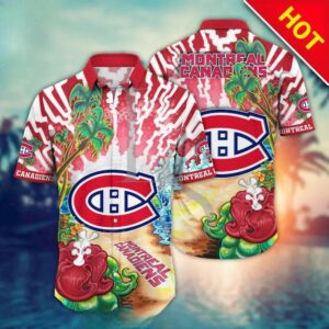 Montreal Canadiens Aloha Island Hawaii Shirt, NHL Hawaiian Shirt